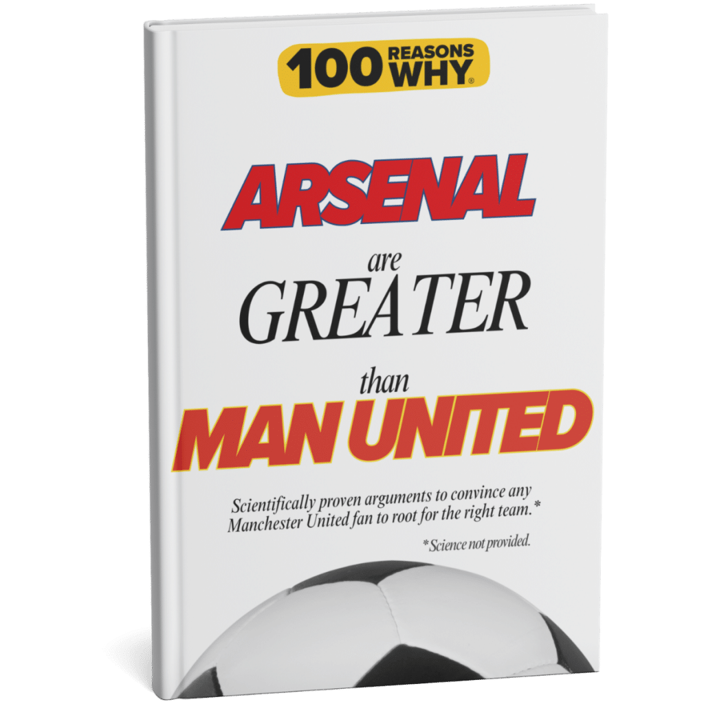 100 RW Colletion Sports Books Premier League: Why Arsenal Are Greater Than Man United