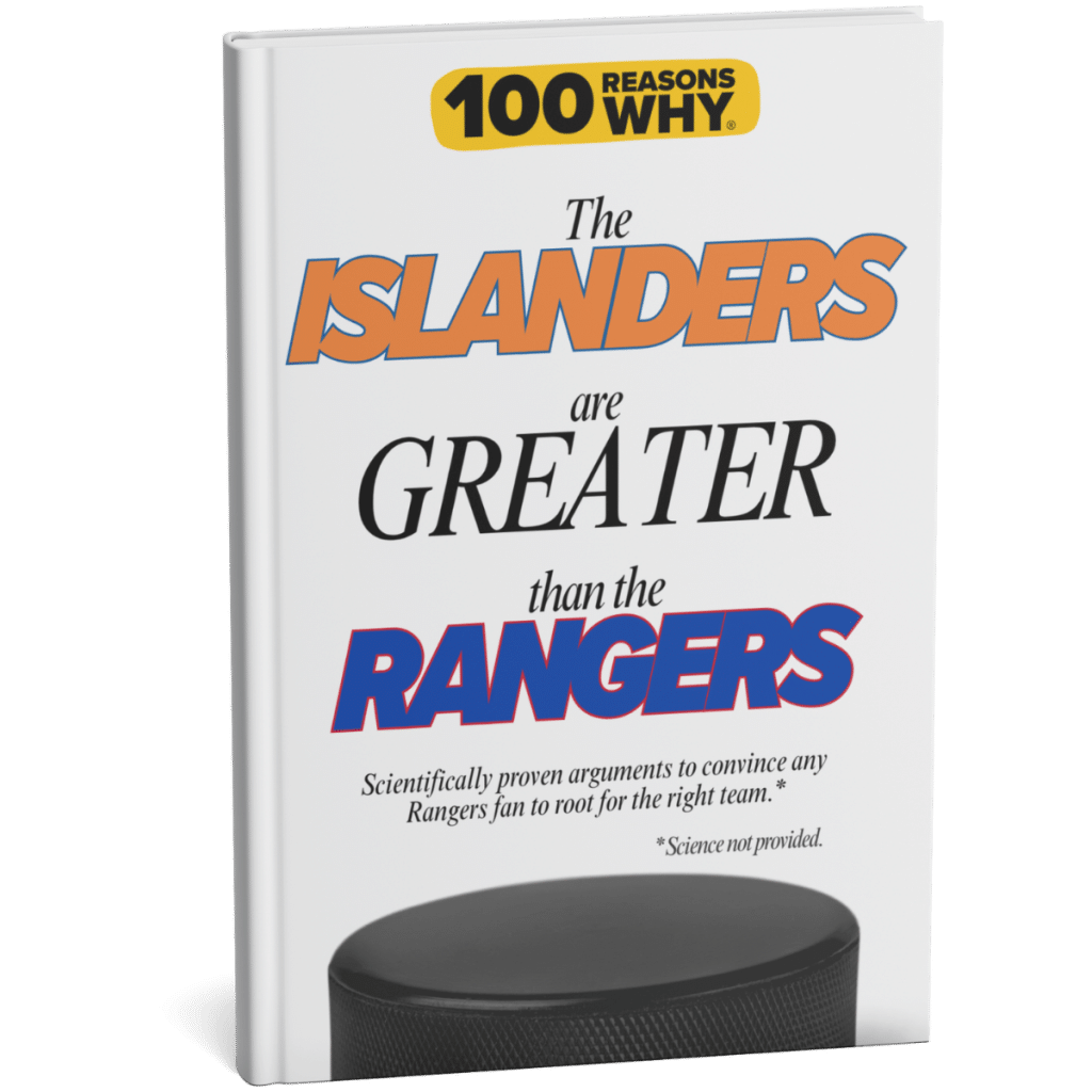 100 RW Colletion Sports Books NHL: Why The Islanders Are Greater Than The Rangers