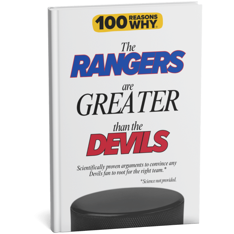 100 RW Why The Rangers Are Greater Than the Devils