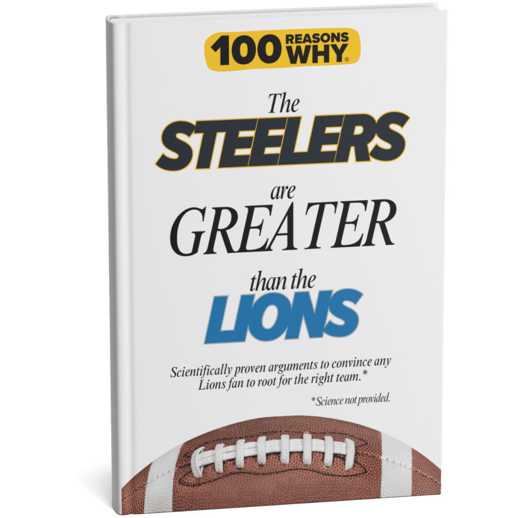 100 RW Colletion Sports Books NFL: Why The Steelers Are Greater Than The Lions