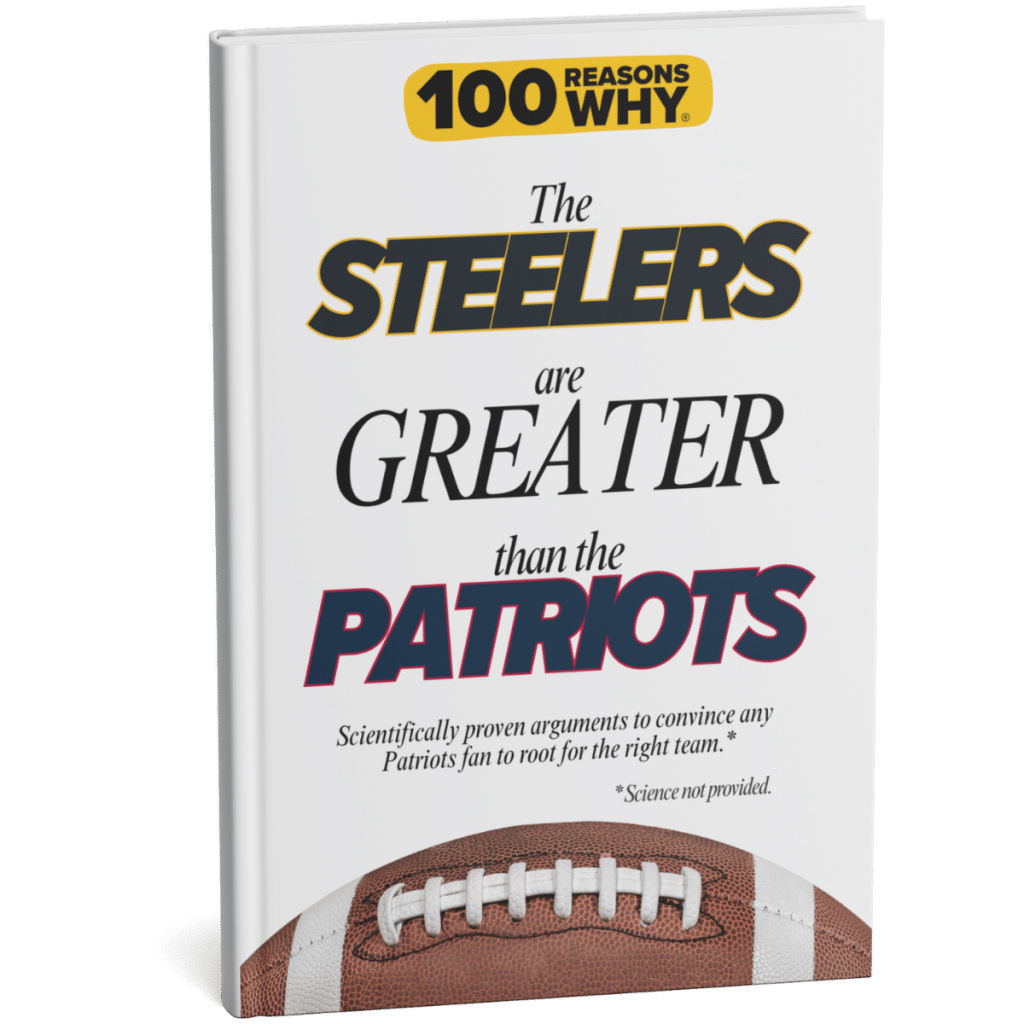 100 RW Colletion Sports Books NFL: Why The Steelers Are Greater Than The Patriot