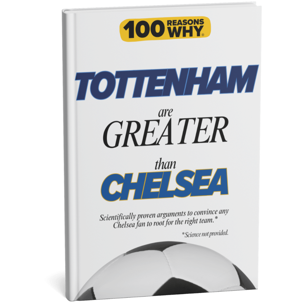 100 RW Colletion Sports Books Premier League: Why Tottenham Are Greater Than Chelsea